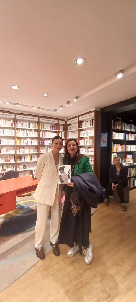 mi foto con aurelie dupont Ici avec Aurélie Dupont.