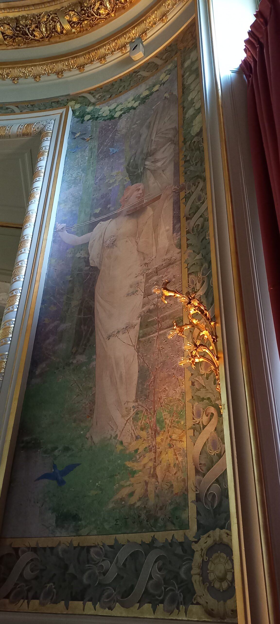 Detalle de pared de Opera Comique